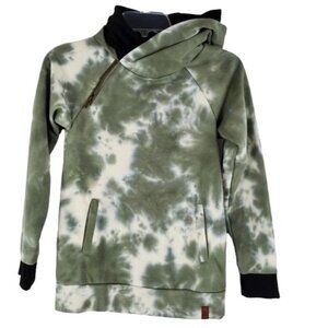 Ampersand youth world wind tie dye hoodie girl's size medium new!
